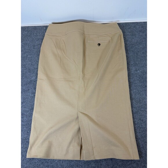 Lauren Ralph Lauren Skirt Green Tag Khaki Size 8 Womens EUC Buckles - Picture 7 of 8